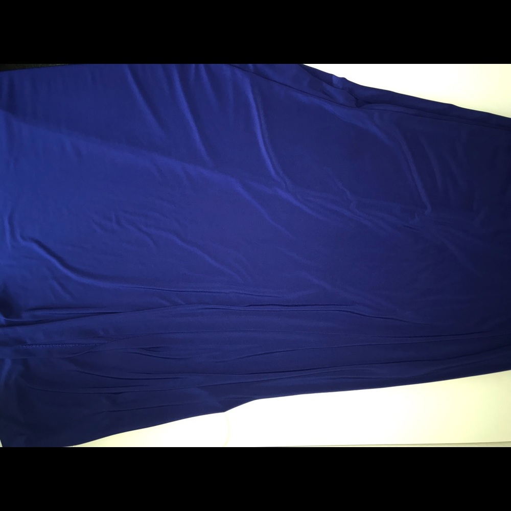 Blue gown dress